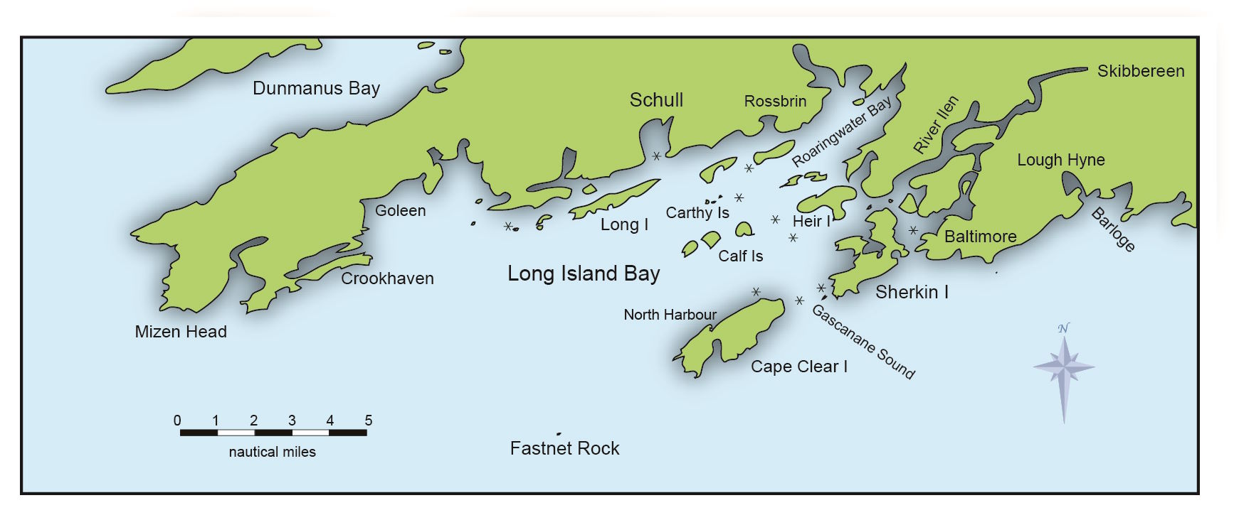 Irish Sailing > Cruising > Coastal Routes > Kinsale to Crookhaven